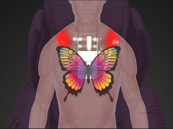 Patented 3D "Butterfly Technology" Robotic Rollers