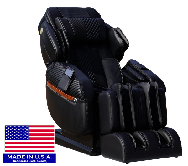 Luraco i11 series massage chair in Black (standard i11 shown; Luraco i11 Big & Tall Edition)